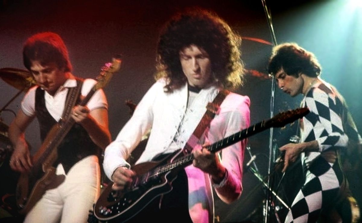 Queen performing in New Haven, Connecticut in 1977. (Wikimedia Commons/Carl Lender CC BY-SA 3.0)
 (Wikimedia Commons/Carl Lender CC BY-SA 3.0)