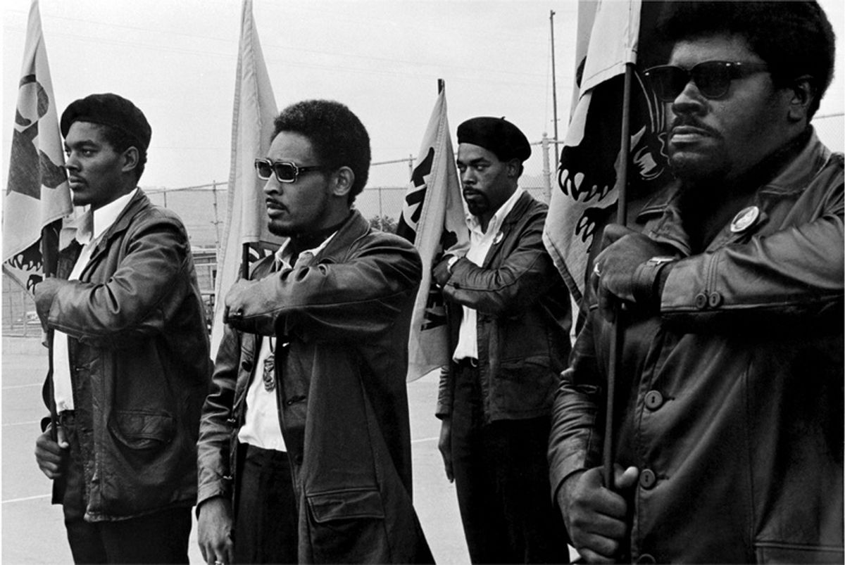 JPEG attached: Black_Panthers_Pirkle_Jones "Black Power ~ Flower Power" Photography exhibit in Novato:  Pictured are Black Panthers in Formation During Drill (Far right) Elbert ‘Big Man’ Howard, De Fremery Park Oakland, #57 From the series ‘Black Panthers 1968.’ Black Power ~ Flower Power"   A historically significant photography exhibition featuring the Black Panthers and Haight-Ashbury captured in stunning black-and-white photographs by Pirkle Jones and Ruth-Marion Baruch, noted documentary photographers and former Marin residents, "Black Power ~ Flower Power" comprises two significant bodies of photographic work: ‘Black Panthers 1968’ and ‘Haight-Ashbury, 1967. Photo by Pirkle Jones
