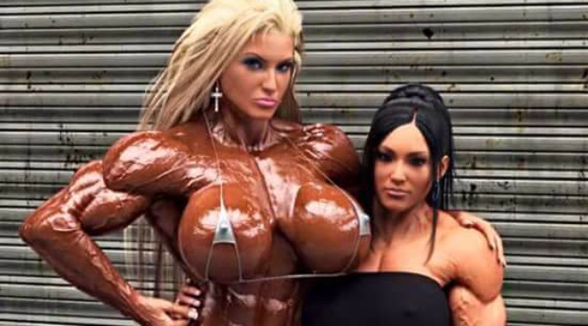 Female bodybuilders with big tits
