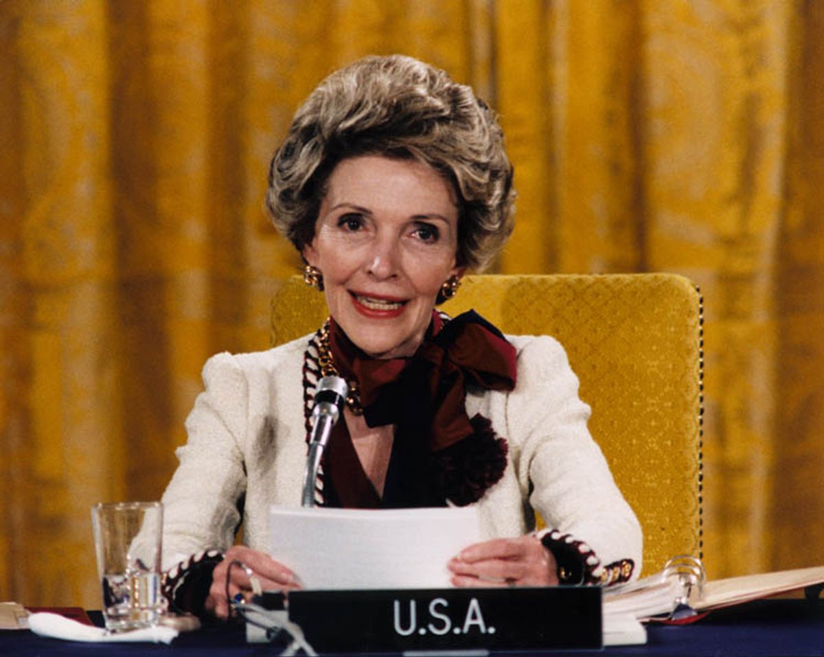Nancy Reagan Endorsed Hillary Clinton