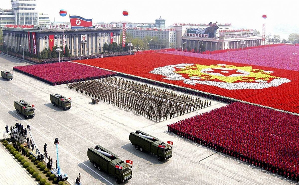 A North Korean missile unit takes part in a military parade to celebrate the 75th anniversary of the founding of the Korean People's Army in Pyongyang in this picture taken April 25, 2007. North Korea fired several short-range missiles towards the Sea of Japan on Friday morning, Kyodo news agency said, quoting Japanese and U.S. Officials. REUTERS/Korea News Service (NORTH KOREA) JAPAN OUT (Flickr)