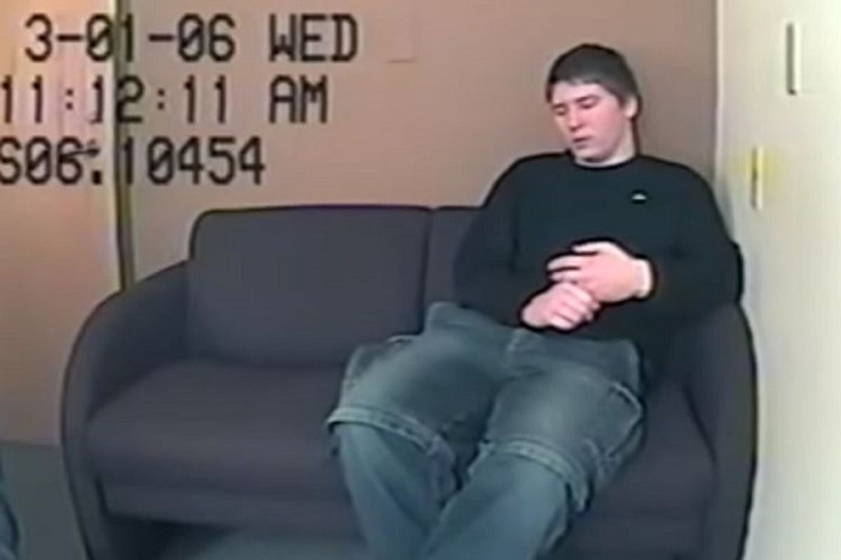 Brendan Dassey being questioned by detectives (YouTube screen caputre)