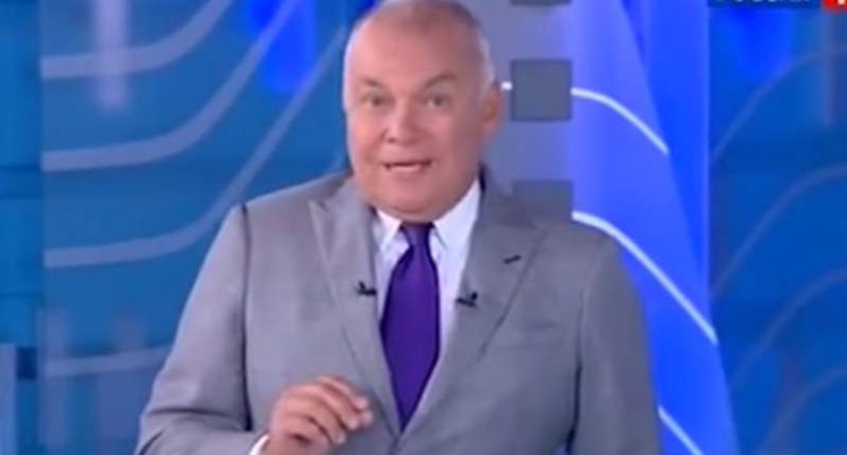 Russian state TV journalist Dmitry Kiselyov.  (Alex Jones)