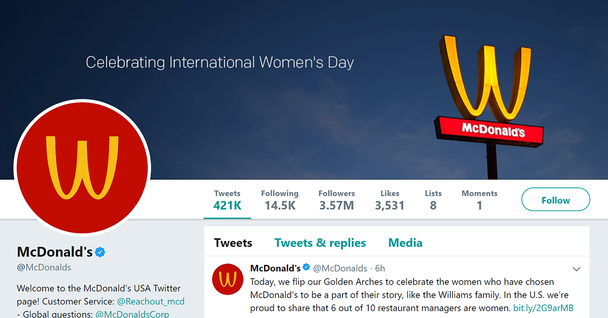  (Twitter / McDonald's)