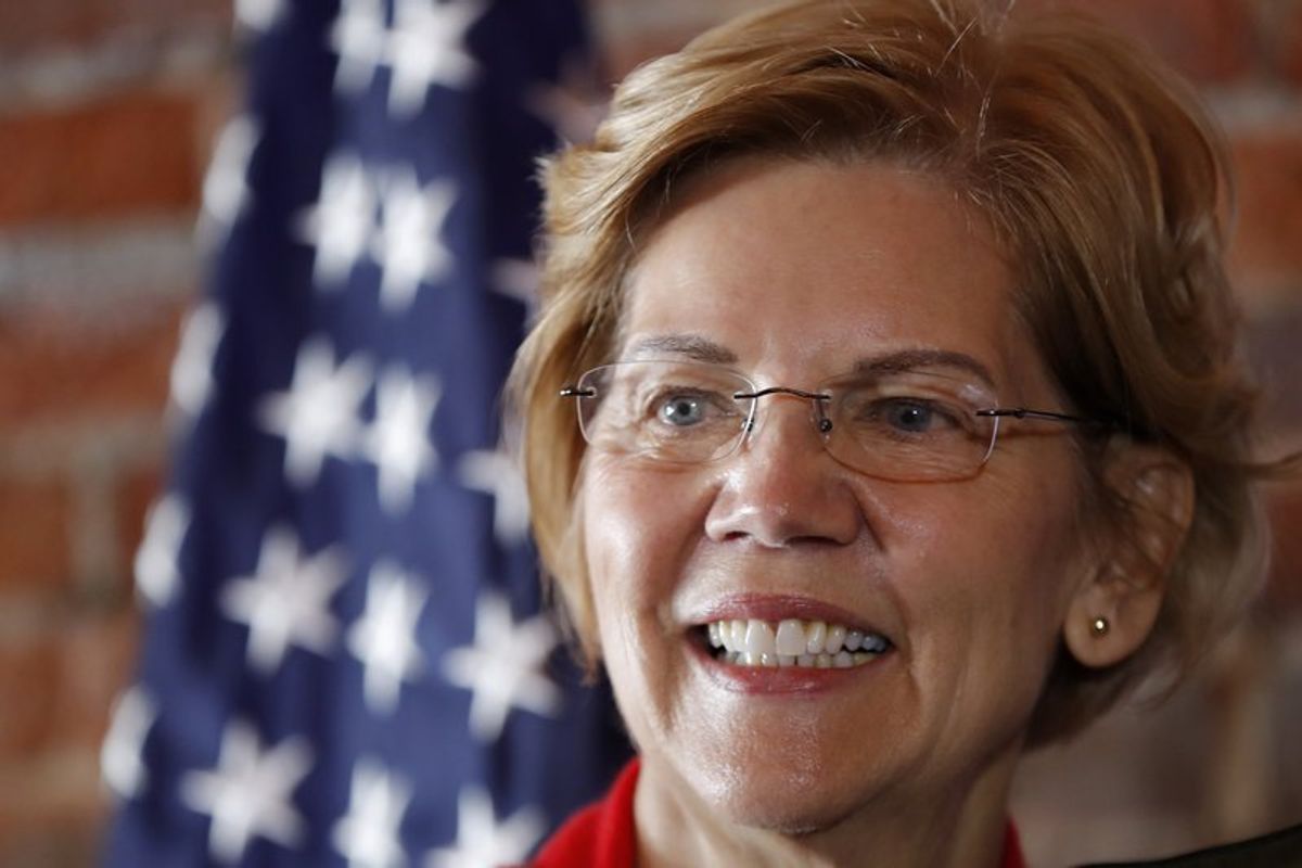 2020 Democratic presidential candidate Sen. Elizabeth Warren speaks to local residents during an organizing event, Friday, March 1, 2019, in Dubuque, Iowa. (AP Photo/Charlie Neibergall) (AP Photo/Charlie Neibergall)