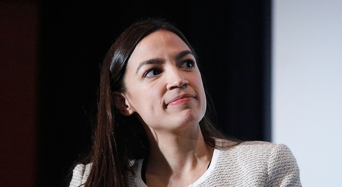 NEW YORK, NY - MARCH 03:  US Representative Alexandria Ocasio-Cortez on stage during the 2019 Athena Film Festival closing night film, "Knock Down the House" at the Diana Center at Barnard College on March 3, 2019 in New York City.  (Photo by Lars Niki/Getty Images for The Athena Film Festival) (Getty Images)