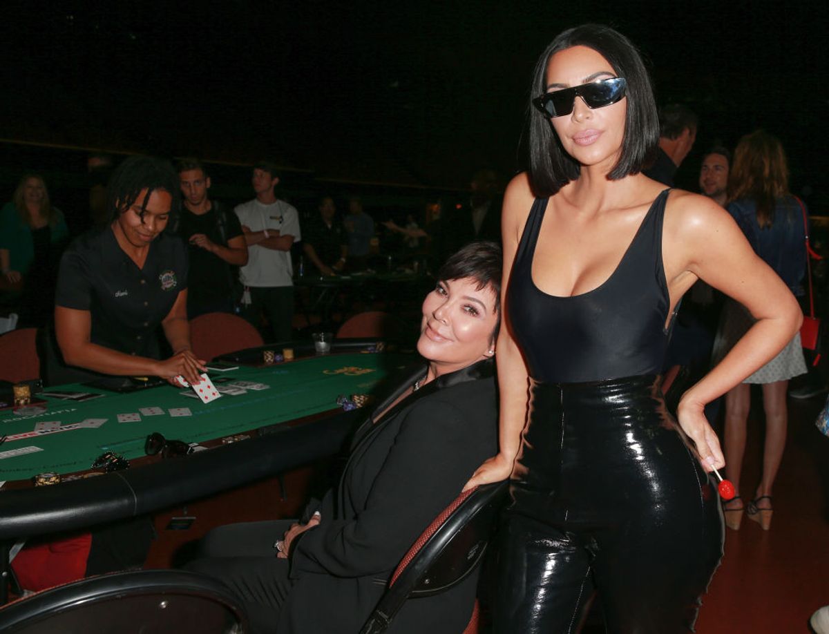 INGLEWOOD, CA - JULY 29:  Kris Jenner (L) and Kim Kardashian West attend the first annual "If Only" Texas hold'em charity poker tournament benefiting City of Hope at The Forum on July 29, 2018 in Inglewood, California.  (Photo by Rich Fury/Getty Images) (Getty Images)