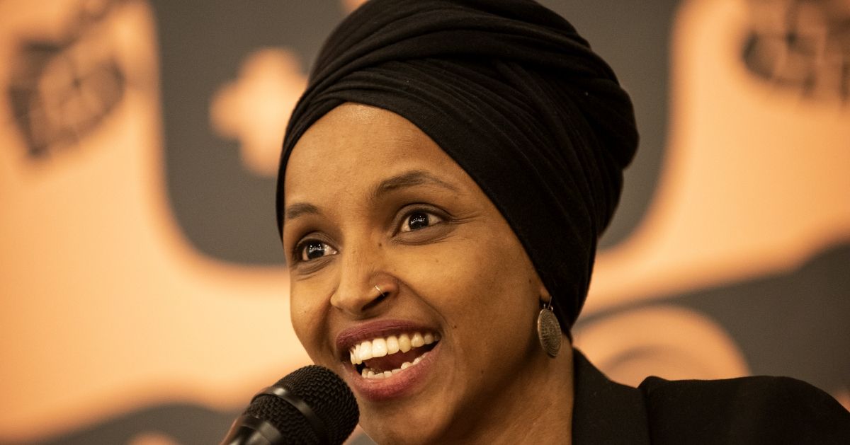 MINNEAPOLIS, MN - APRIL 24:  U.S. Rep. Ilhan Omar (D-MN) speaks during a town hall meeting on gender pay gap and equity at La Doña Cerveceria on April 24, 2019 in Minneapolis, Minnesota. Omar spoke about the recent passage of the bill H.R. 7, the Paycheck Fairness Act. (Photo by Stephen Maturen/Getty Images) (Stephen Maturen / Getty Images)