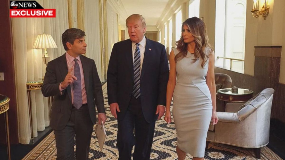 What's Stephanopoulos' Height Compared to President Trump's?