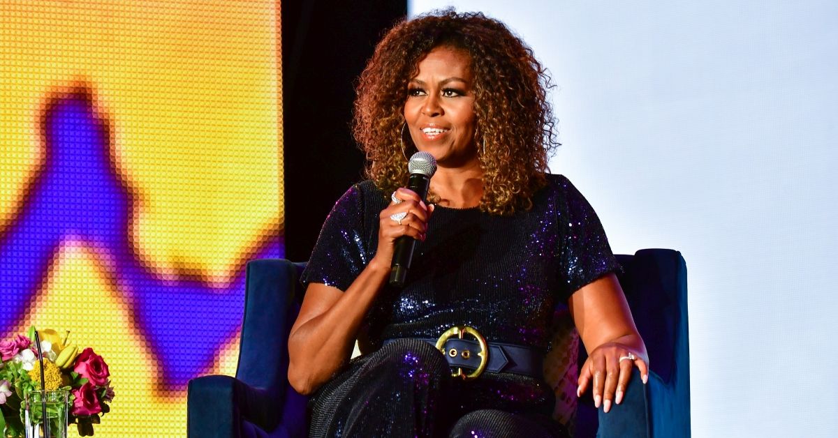 NEW ORLEANS, LOUISIANA - JULY 06: A conversation with Michelle Obama takes place during the 2019 ESSENCE Festival at the Mercedes-Benz Superdome on July 06, 2019 in New Orleans, Louisiana. (Photo by Erika Goldring/Getty Images) (Erika Goldring/Getty Images)