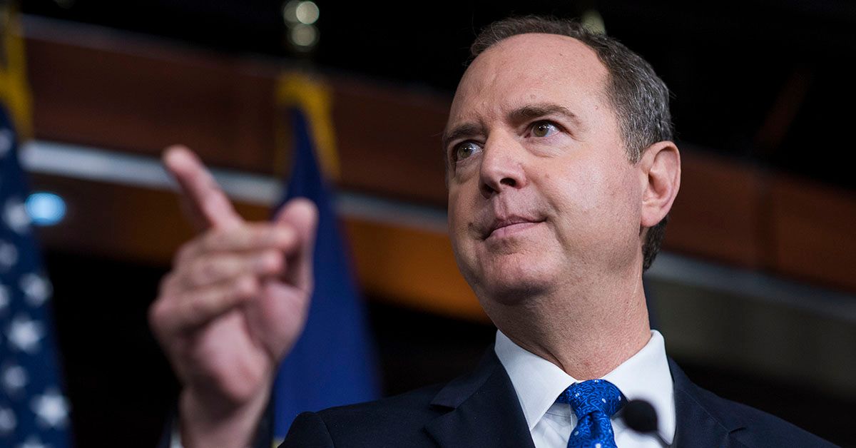 UNITED STATES - SEPTEMBER 25: House Intelligence Committee Chairman Adam Schiff, D-Calif., conducts news conference in the Capitol Visitor Center on the transcript of a phone call between President Trump and Ukrainian President Volodymyr Zelensky on Wednesday, September 25, 2019. (Photo By Tom William/CQ-Roll Call, Inc via Getty Images) (Getty Images)