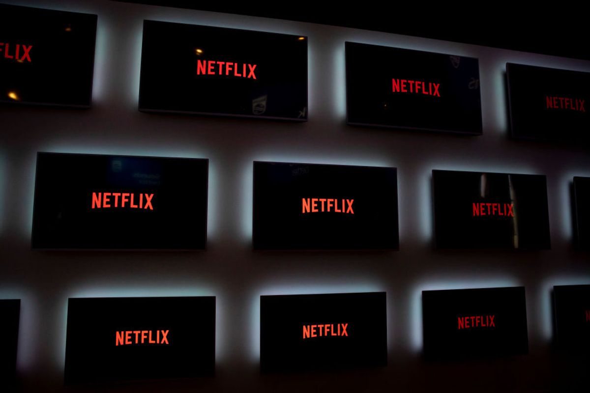 Monitors with Netflix logo are pictured during the international electronics and innovation fair IFA in Berlin on September 10, 2019. (Photo by Emmanuele Contini/NurPhoto via Getty Images) (Getty Images/Stock photo)