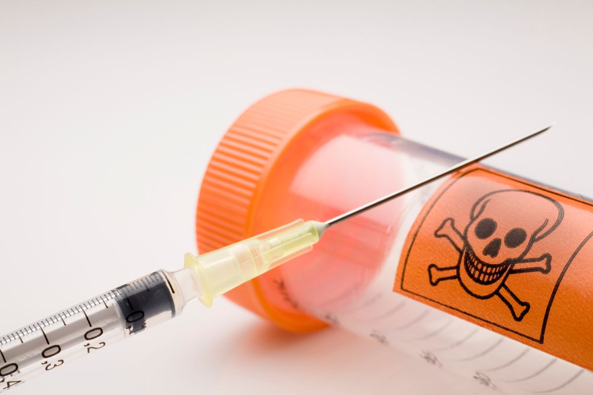 Syringe and toxic substance.More on this lightbox: (Getty Images/Stock photo)
