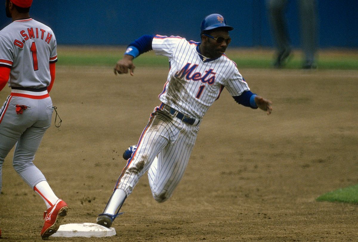 NEW YORK - CIRCA 1988:  Mookie Wilson #1 of the New York Mets runs the bases against the St. Louis Cardinals during an Major League Baseball game circa 1988 at Shea Stadium in the Queens borough of New York City. Wilson played for the Mets from 1980-89. (Photo by Focus on Sport/Getty Images) (Focus on Sport / Getty Images)