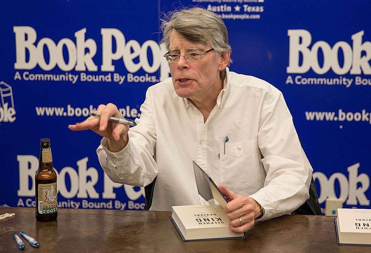 AUSTIN, TX - NOVEMBER 15:  Author Stephen King signs copies of his new book 'Revival: A Novel' at Book People on November 15, 2014 in Austin, Texas.  (Photo by Rick Kern/WireImage) (Getty Images)