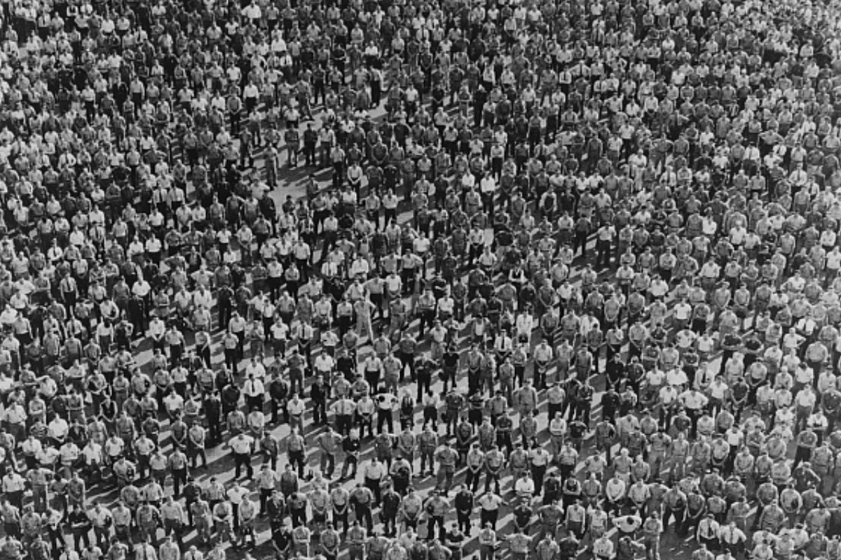 A crowd. (Library of Congress/Public Domain) (Library of Congress/Public Domain)