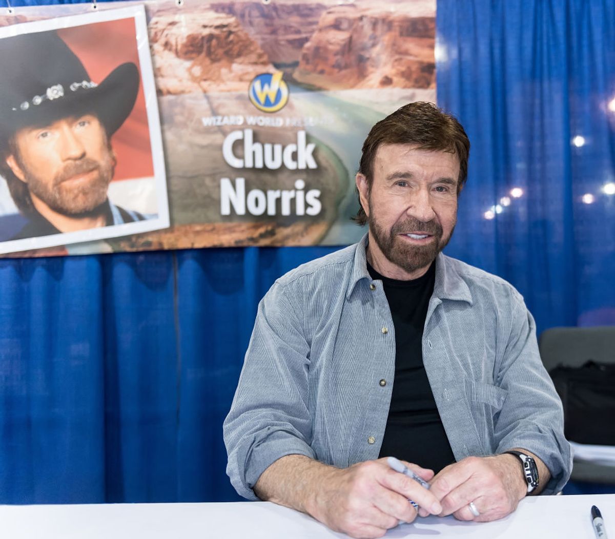 PHILADELPHIA, PA - JUNE 03:  Martial artist/actor Chuck Norris make his Wizard World Comic Con debut during Wizard World Comic Con Philadelphia 2017 - Day 3 at Pennsylvania Convention Center on June 3, 2017 in Philadelphia, Pennsylvania.  (Photo by Gilbert Carrasquillo/Getty Images) (Getty Images/Stock photo)