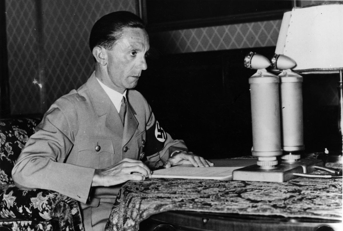 18th April 1939:  German Nazi politician, Joseph Goebbels (1897 - 1945).  (Photo by Fox Photos/Getty Images) (Fox Photos / Getty Images)
