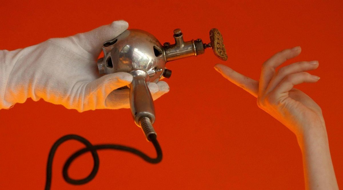 A 1930s vibrator, which was inveted by male doctors to 'cure' women of the 'disease' of 'hysteria' - or what would now be known as female sexuality - goes on show at the Science Museum's Dana Centre, London. The vibrator is one of the objects included in the Museum's discussion and quiz show "Sinful Things" which highlights inventions, gadgets and forgotten technologies.   (Photo by Fiona Hanson - PA Images/PA Images via Getty Images) (Fiona Hanson - PA Images / PA Images via Getty Images)
