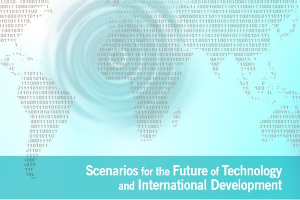 A screenshot of the Rockefeller Foundation's "Scenarios for the Future of Technology."