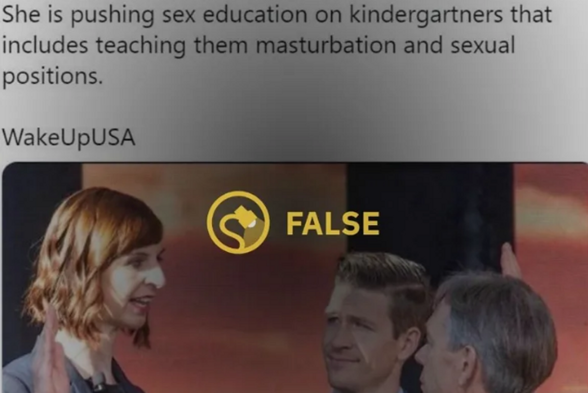 Did Arizona Superintendent Kathy Hoffman Push for Sex Ed in Kindergarten? |  Snopes.com