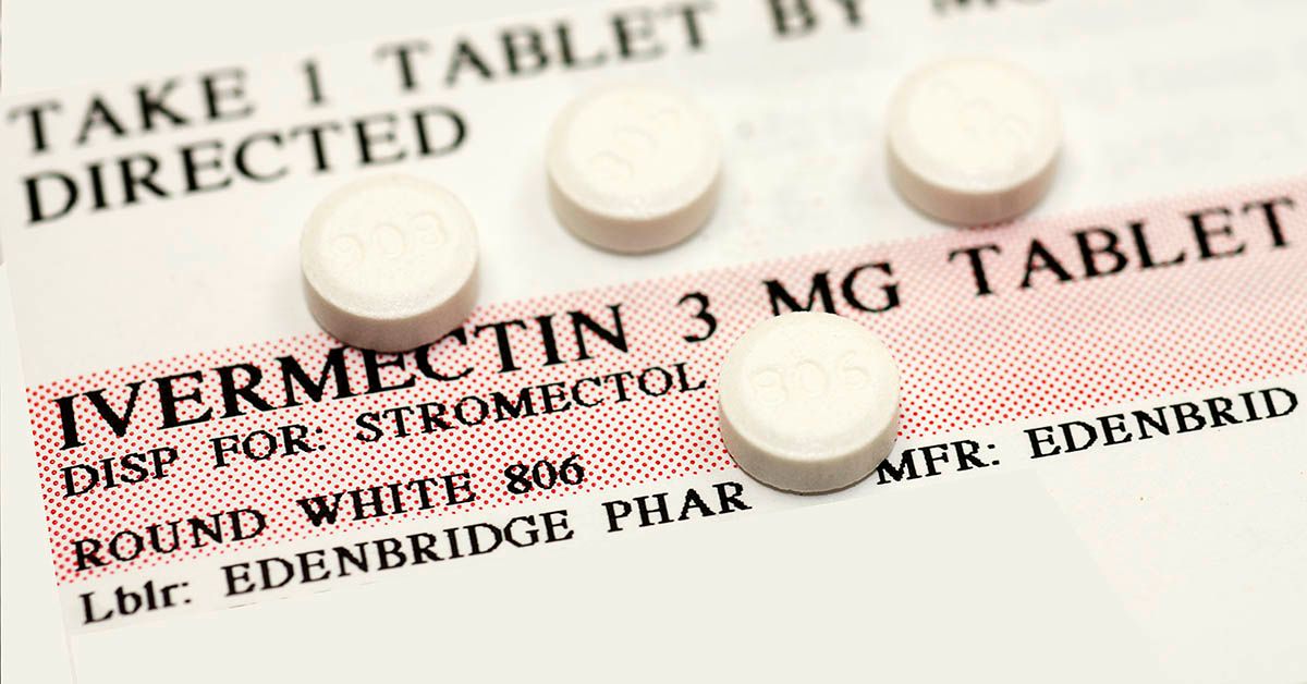 Ivermectin pills (a broad-spectrum antiparasitic agent) on top of instruction label. (Callista Images) (Callista Images)