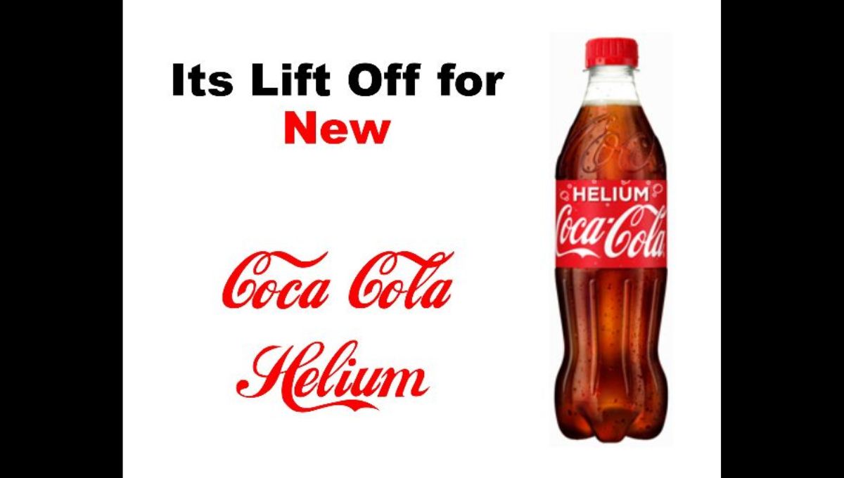 Is coca-cola selling helium soda?
