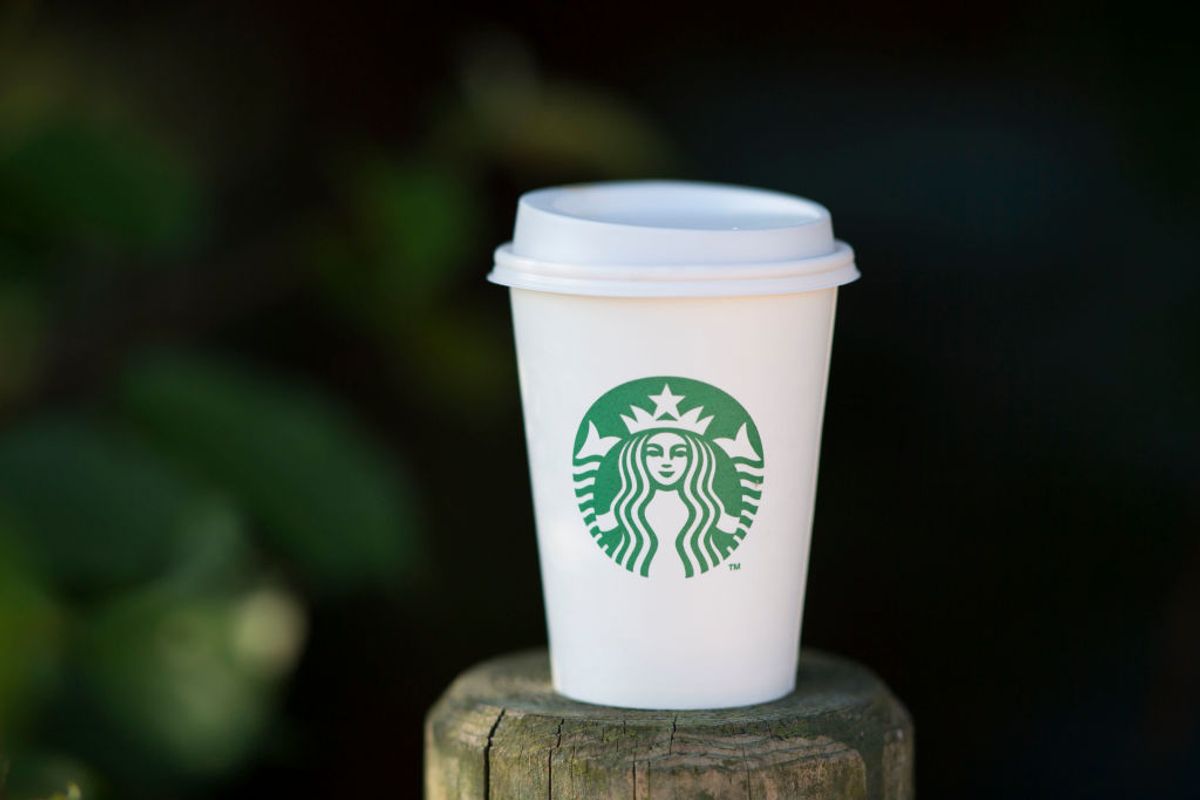 CARDIFF, UNITED KINGDOM - MAY 26: A Starbucks coffee cup seen on May 26, 2017 in Cardiff, United Kingdom. (Photo by Matthew Horwood/Getty Images) (Matthew Horwood/Getty Images)