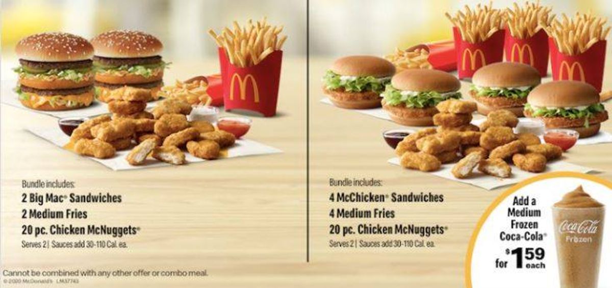 Is McDonald's Huge Chicken Pack Intended to Serve 2 People? | Snopes.com