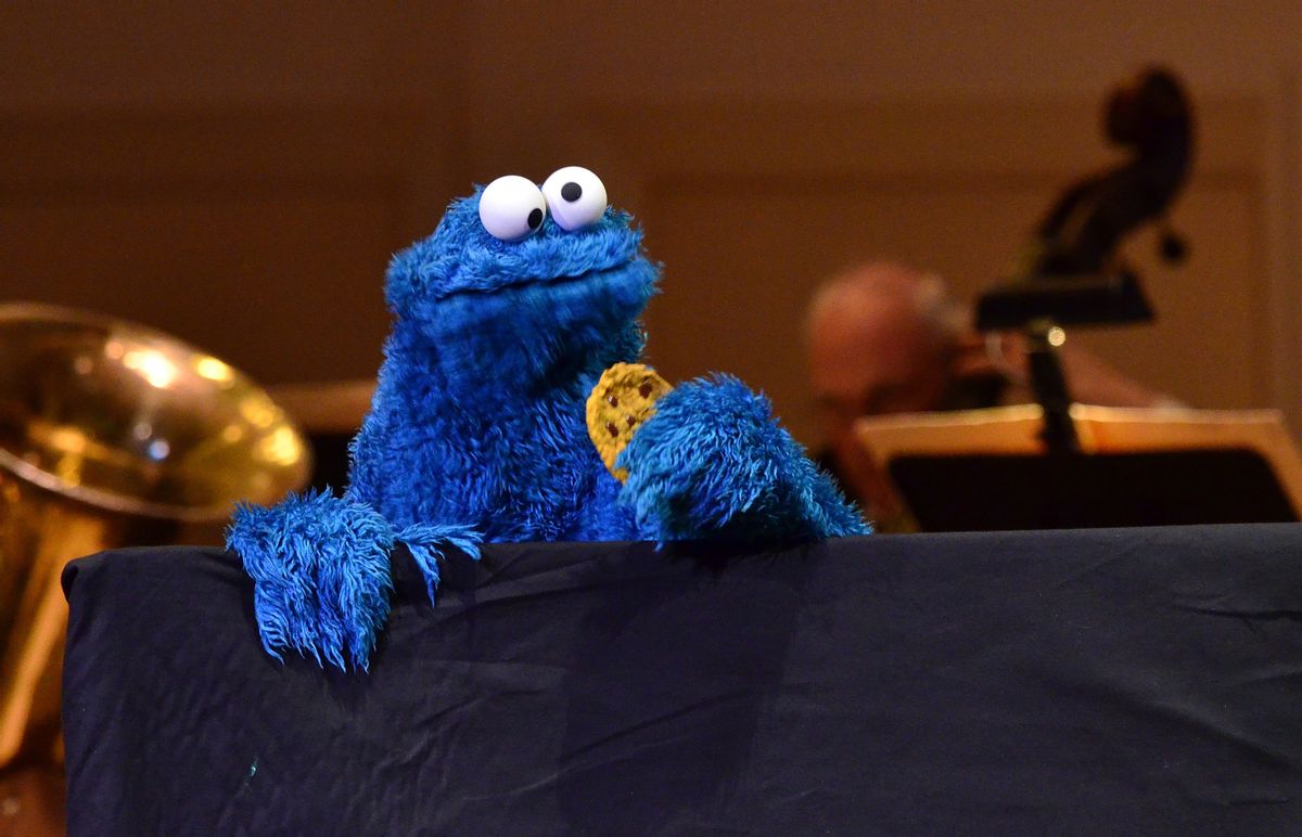 NEW YORK, NY - APRIL 14:  The Cookie Monster performs during The New York Pops Present "Jim Henson's Musical World" at Carnegie Hall on April 14, 2012 in New York City.  (Photo by Brian Killian/WireImage) (Brian Killian/WireImage)