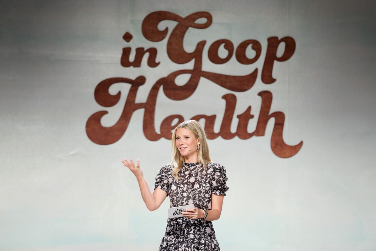 CULVER CITY, CA - JUNE 09:  Gwyneth Paltrow speaks onstage at the In goop Health Summit at 3Labs on June 9, 2018 in Culver City, California.  (Photo by Neilson Barnard/Getty Images for goop) (Neilson Barnard / Staff)