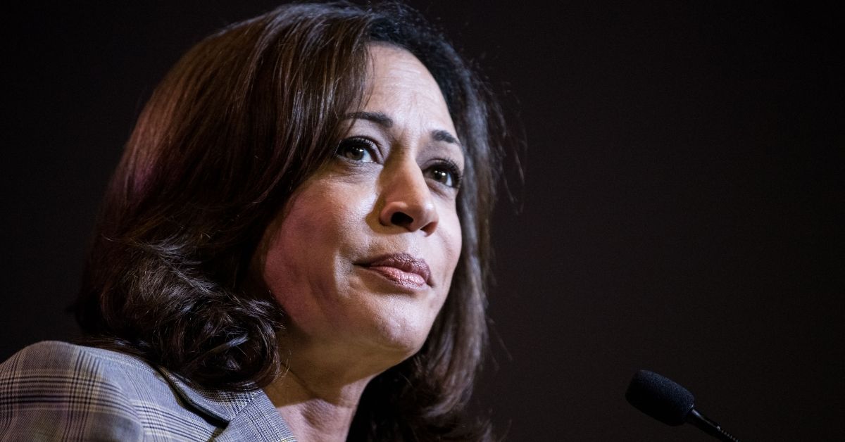 COLUMBIA, SC - JUNE 22: Democratic presidential candidate, Sen. Kamala Harris (D-CA) addresses the crowd at the 2019 South Carolina Democratic Party State Convention on June 22, 2019 in Columbia, South Carolina. Democratic presidential hopefuls are converging on South Carolina this weekend for a host of events where the candidates can directly address an important voting bloc in the Democratic primary. (Photo by Sean Rayford/Getty Images) (Getty Images)