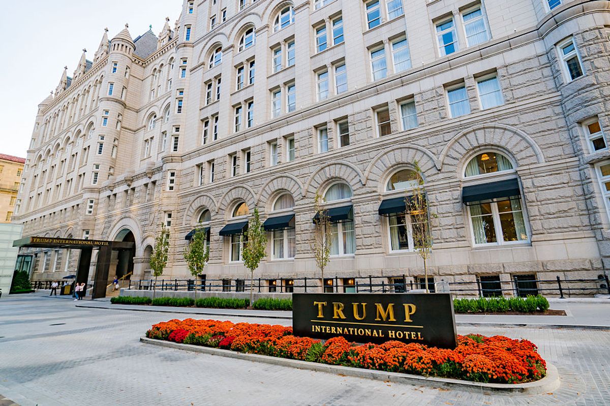 WASHINGTON D.C., DC - OCTOBER 30: General view of the Trump International Hotel Washington, D.C. at the Old Post Office on October 30, 2016 in Washington D.C., Washington D.C..  (Photo by AaronP/Bauer-Griffin/GC Images) (AaronP/Bauer-Griffin/GC Images)