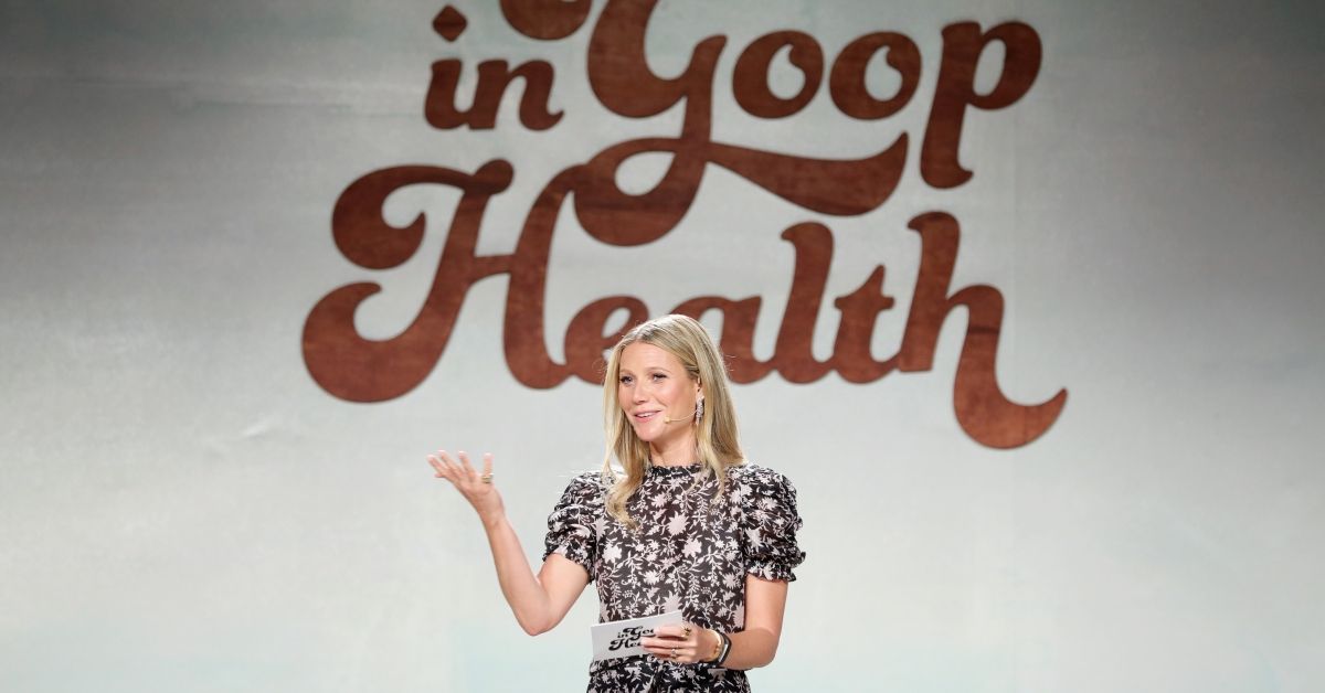CULVER CITY, CA - JUNE 09:  Gwyneth Paltrow speaks onstage at the In goop Health Summit at 3Labs on June 9, 2018 in Culver City, California.  (Photo by Neilson Barnard/Getty Images for goop) (Neilson Barnard/Getty Images for goop)