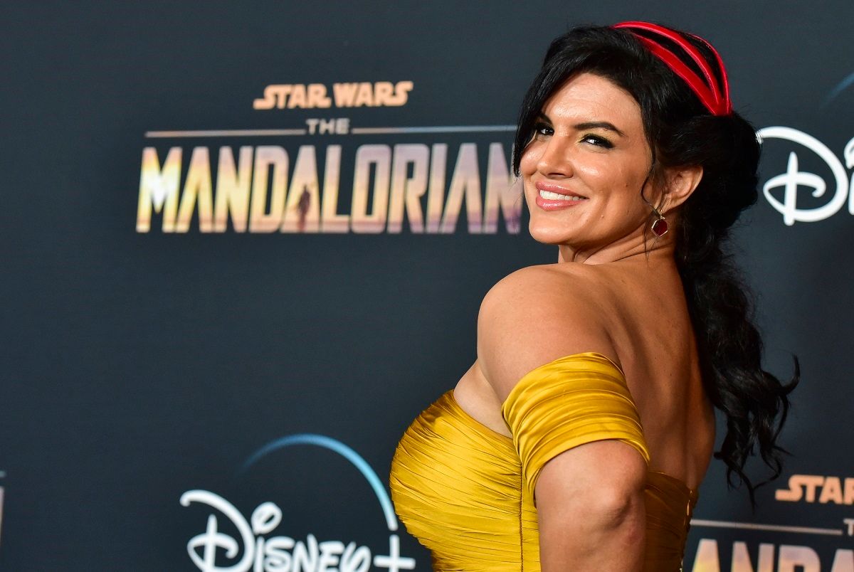 LOS ANGELES, CALIFORNIA - NOVEMBER 13: Gina Carano attends the premiere of Disney+'s "The Mandalorian" at El Capitan Theatre on November 13, 2019 in Los Angeles, California. (Photo by Rodin Eckenroth/FilmMagic) (Getty Images)