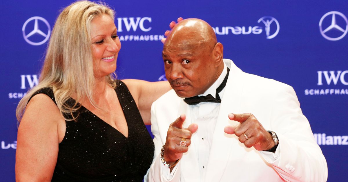 BERLIN, GERMANY - APRIL 18: Laureus World Sports Academy member Marvelous Marvin Hagler and his wife Kay Guarrera attends the Laureus World Sports Awards 2016 on April 18, 2016 in Berlin, Germany. (Photo by Isa Foltin/WireImage) (Isa Foltin/WireImage)