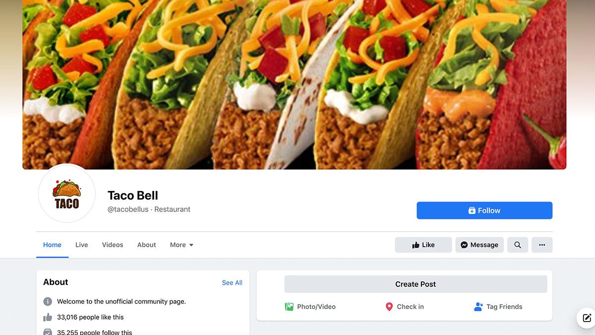 Taco Bell was not offering $60 free gift cards on its 60th anniversary on Facebook. (Facebook)