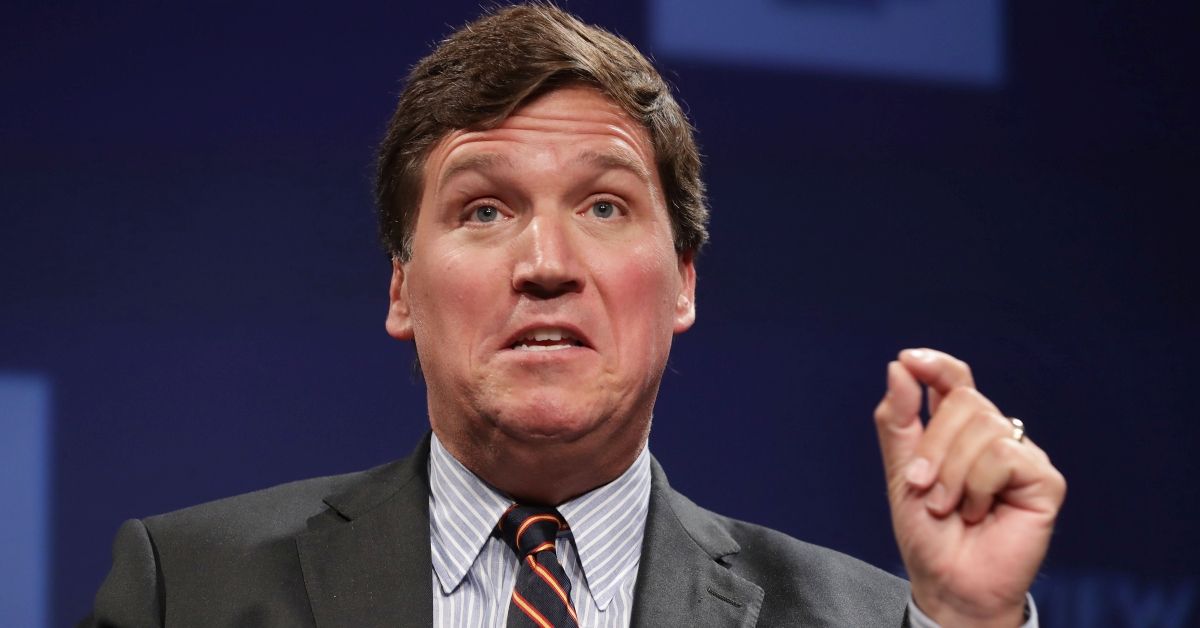 WASHINGTON, DC - MARCH 29: Fox News host Tucker Carlson discusses 'Populism and the Right' during the National Review Institute's Ideas Summit at the Mandarin Oriental Hotel March 29, 2019 in Washington, DC. Carlson talked about a large variety of topics including dropping testosterone levels, increasing rates of suicide, unemployment, drug addiction and social hierarchy at the summit, which had the theme 'The Case for the American Experiment.'  (Photo by Chip Somodevilla/Getty Images) (Chip Somodevilla/Getty Images)