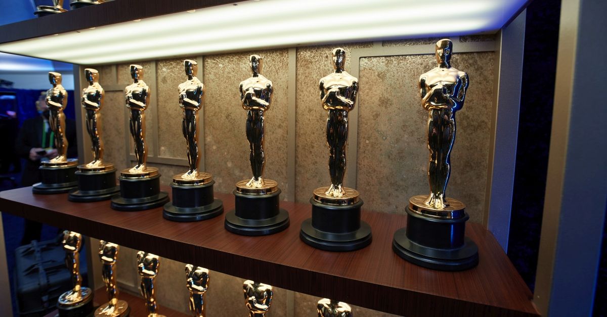 LOS ANGELES, CALIFORNIA – APRIL 25: (EDITORIAL USE ONLY) In this handout photo provided by A.M.P.A.S., a view of the Oscar statuettes backstage during the 93rd Annual Academy Awards at Union Station on April 25, 2021 in Los Angeles, California. (Photo by Richard Harbaugh/A.M.P.A.S. via Getty Images) (Getty Images)