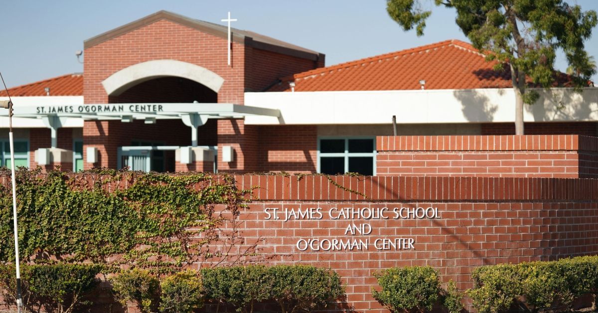 TORRANCE, CA - DECEMBER 03: St. James Catholic School in Torrance on Monday, Dec. 3, 2018. An internal investigation at the school found that two nuns who worked there allegedly misappropriated a "u201aÄúsubstantial"u201aÄù amount of funds for personal use over a period of years, the school announced recently. (Photo by Scott Varley/Digital First Media/ Torrance Daily Breeze via Getty Images) (Scott Varley/Digital First Media/ Torrance Daily Breeze via Getty Images)