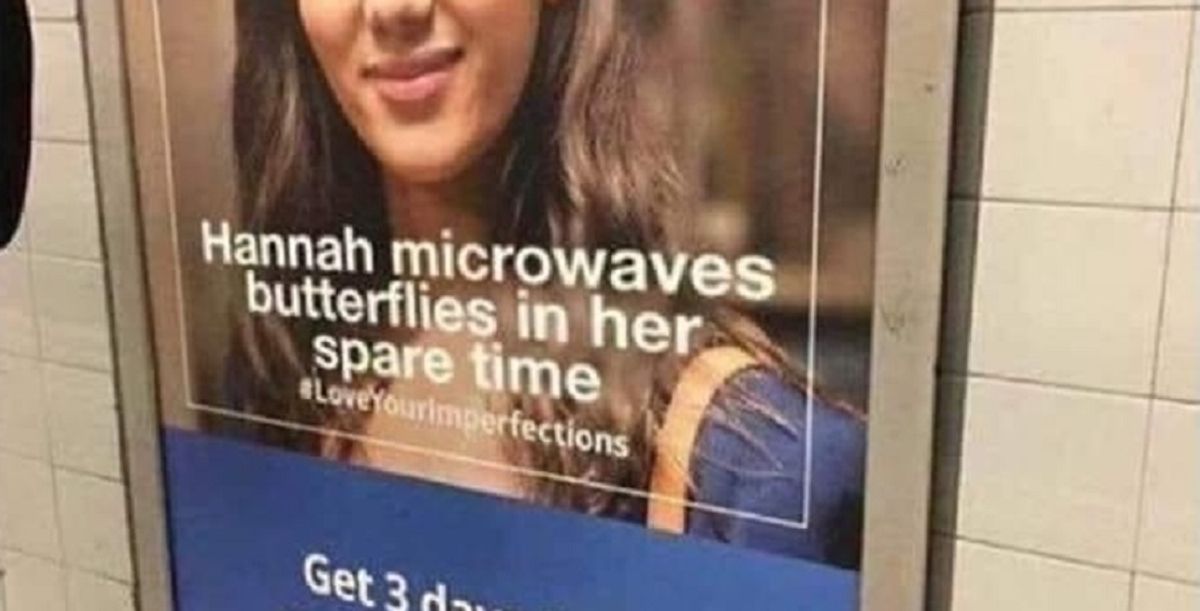 Does Match.com's 'Hannah' Enjoy Microwaving Butterflies?