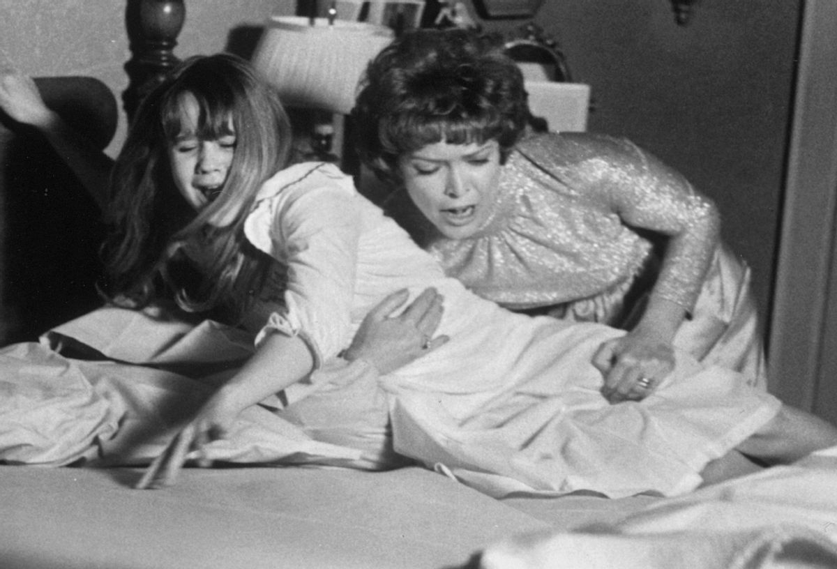 Linda Blair and Ellen Burstyn in the movie the Exorcist (12 Feb 1974 - eBay/Wikimedia Commons)