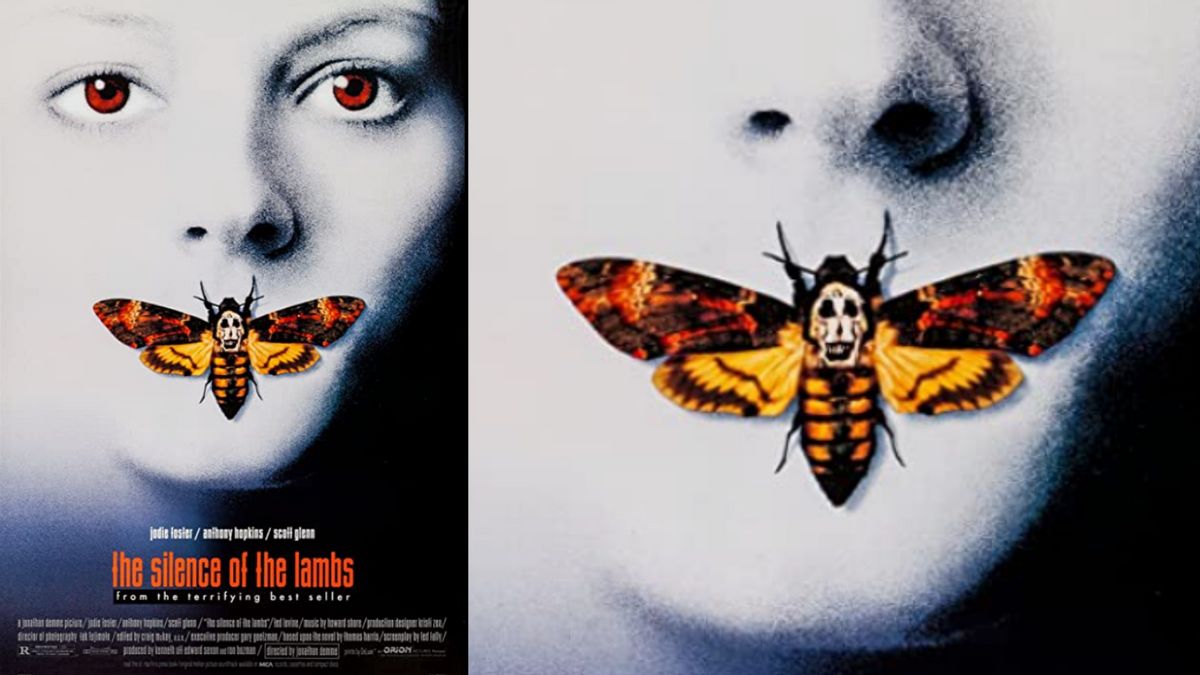 silence of the lambs movie poster moth