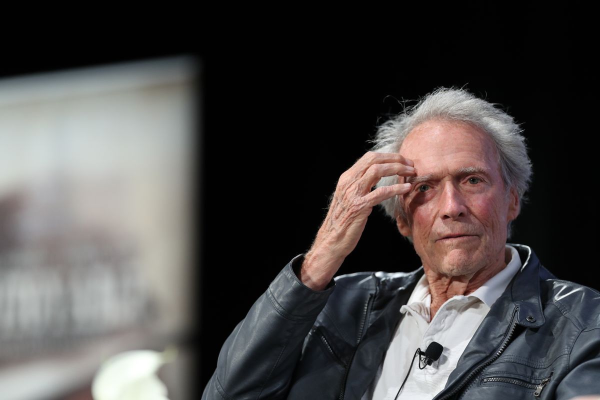 CANNES, FRANCE - MAY 21:  Actor Clint Eastwood attends "The Clint Eastwood Cinema Lesson" during the 70th annual Cannes Film Festival at Palais des Festivals on May 21, 2017 in Cannes, France.  (Photo by Neilson Barnard/Getty Images) (Neilson Barnard/Getty Images)