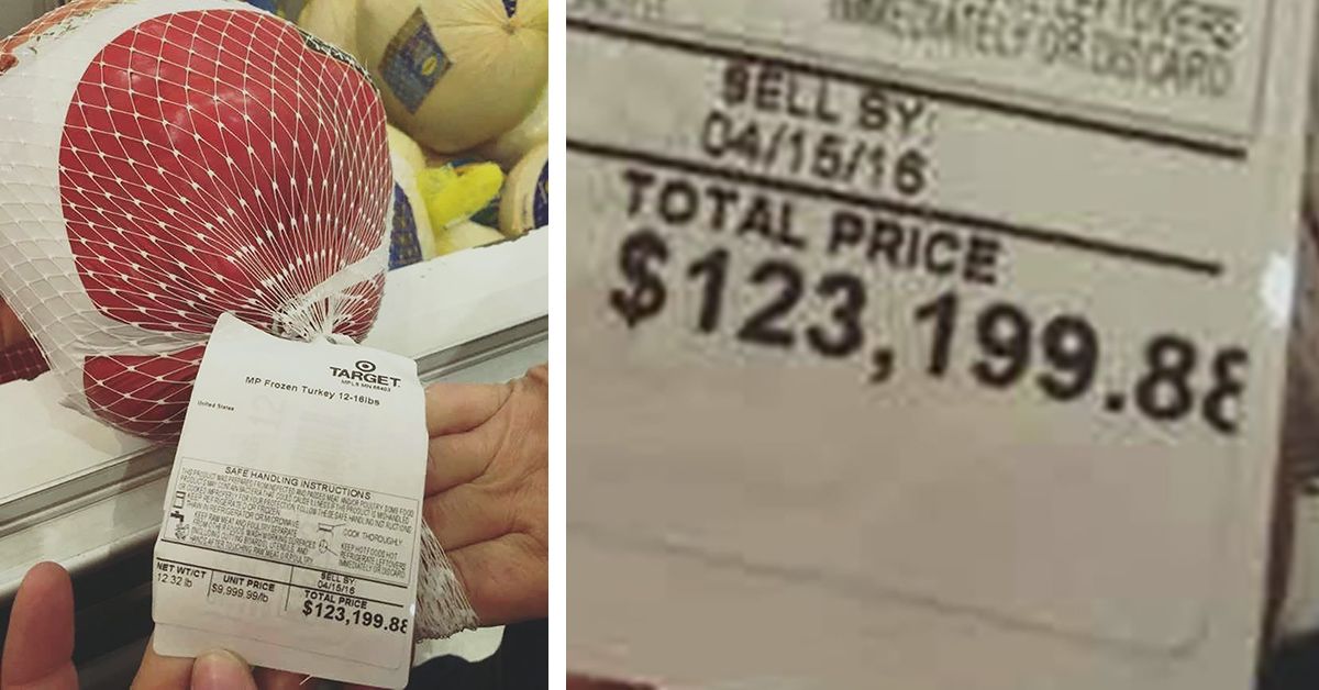 A frozen turkey at Target cost $123,000 or more specifically $123,199.88 and some made mentions of Joe Biden. (Facebook)