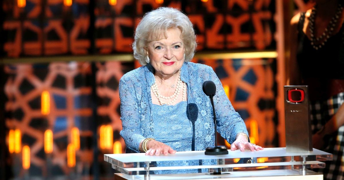 BEVERLY HILLS, CA - APRIL 11:  Actress Betty White speaks onstage during the 2015 TV Land Awards at Saban Theatre on April 11, 2015 in Beverly Hills, California.  (Photo by Joe Scarnici/Getty Images) (Getty Images)