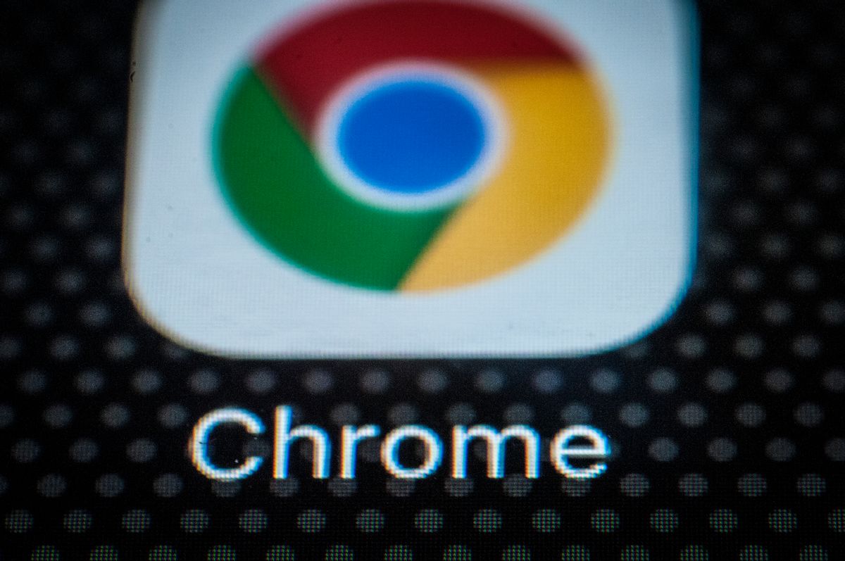 The Chrome browser app for mobile devices is seen on the screen of a portable device on December 6, 2017. (Photo by Jaap Arriens/NurPhoto via Getty Images) (Jaap Arriens/NurPhoto via Getty Images)