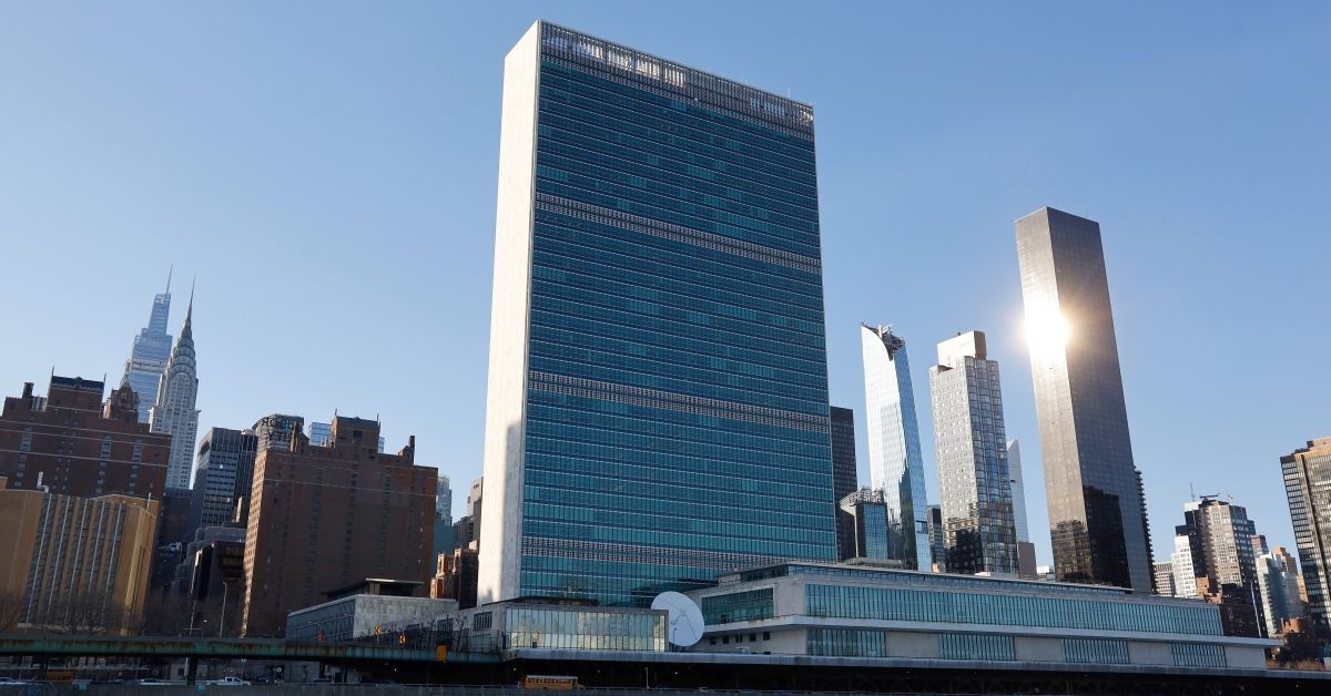 NEW YORK, NY - MARCH 9: The United Nations stands next to the East River on March 9, 2021 in New York City. (Photo by Gary Hershorn/Getty Images) ( Gary Hershorn/Getty Images)