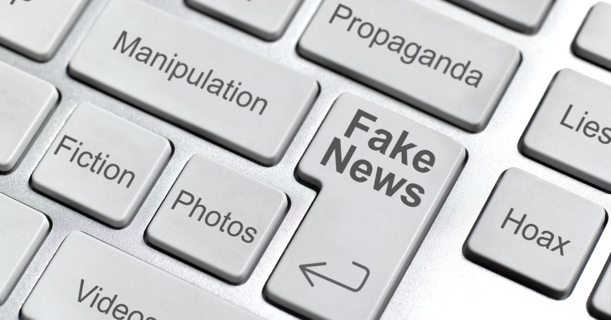 Fake news keyboard (Getty Images/Stock photo)