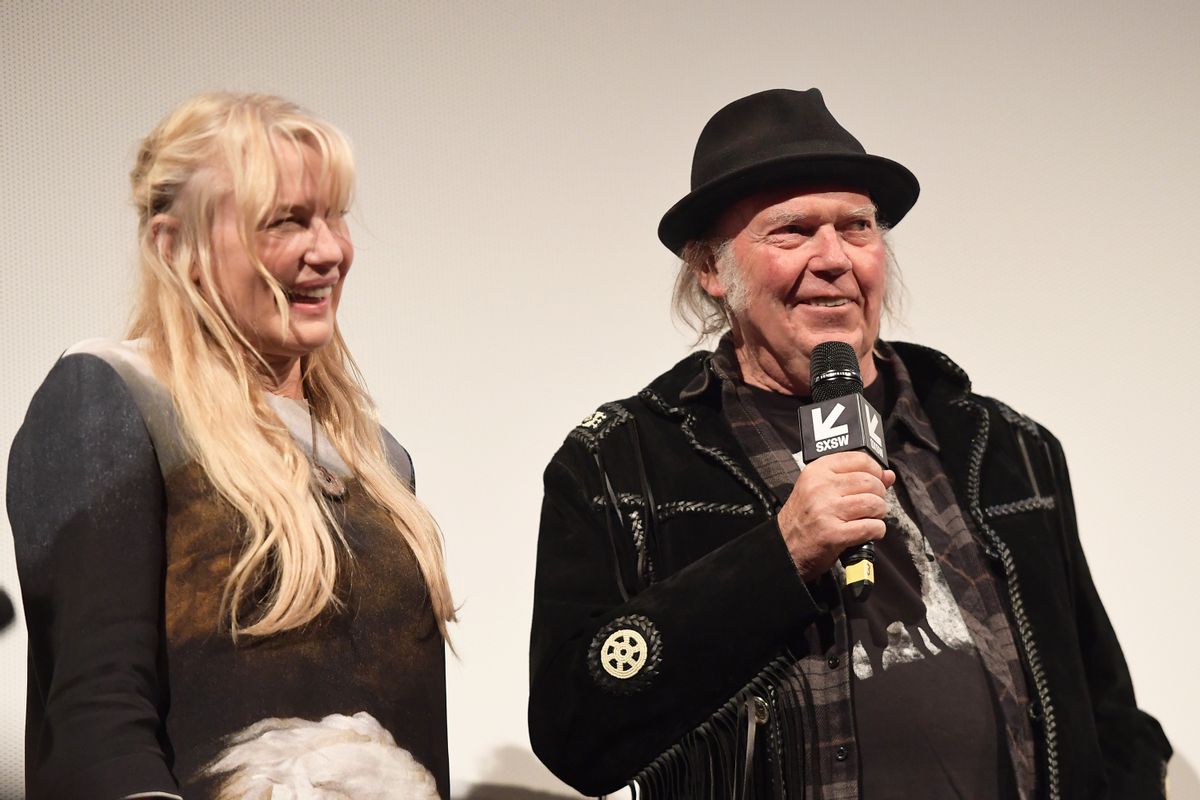 AUSTIN, TX - MARCH 15:  Daryl Hannah and Neil Young attend the "Paradox" Premiere 2018 SXSW Conference and Festivals at Paramount Theatre on March 15, 2018 in Austin, Texas.  (Photo by Matt Winkelmeyer/Getty Images for SXSW)